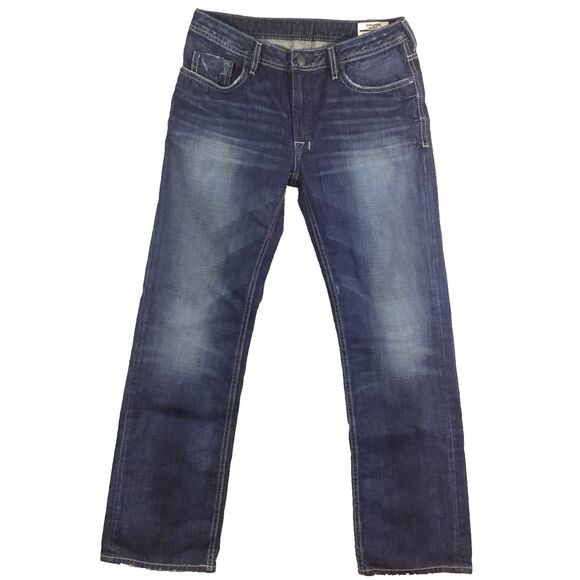 Buffalo David Bitton Driven Basic Class-1 Series 33x32 Straight Leg Blue Jeans - Picture 1 of 11
